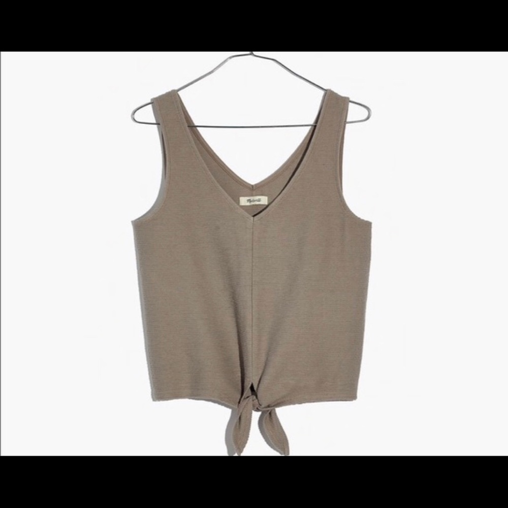 Madewell Texture & Thread Tie- Front Tank